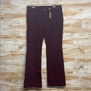 American Eagle kickboot Burgundy pants - NWT